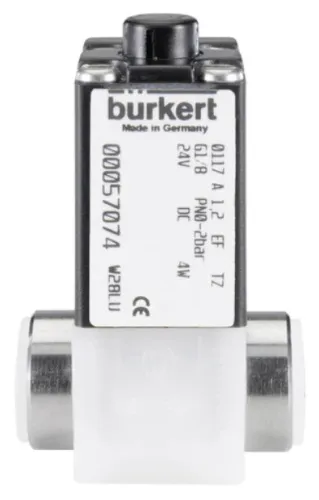 Solenoid valve Burkert type 0117 - 2/2 way Plunger-Solenoid Valve with separating diaphragm