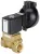 Steam solenoid valve Burkert type 5404 - Servo-assisted 2/2-way piston valve