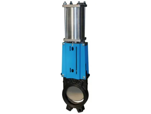 Knife-gate valve with pneumatic actuator END-Armaturen WGExxx/PD
