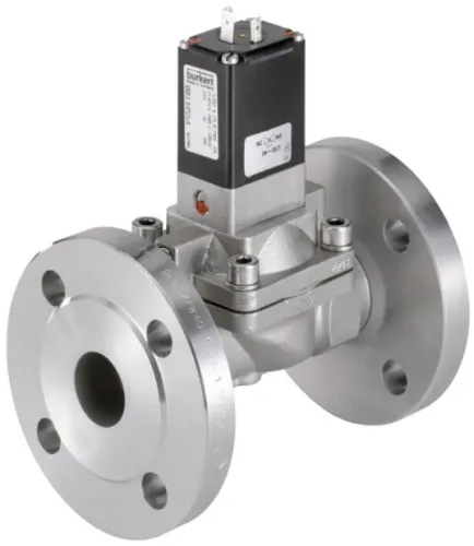 Water solenoid valve Burkert type 5282 - Servo-assisted 2/2-way diaphragm valve