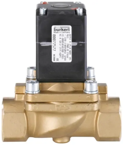 Solenoid valve Burkert type 0293 - Direct-acting 2/2-way plunger valve
