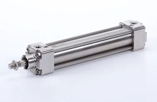 Stainless steel double acting cylinder | adjustable cushioning | magnetic piston | INOX | M-series HAFNER DIMX
