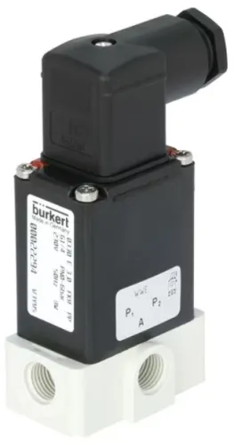 Solenoid valve Burkert type 0330 - Direct-acting 2/2 or 3/2-way pivoted armature valve