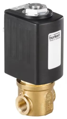 Solenoid valve type 5406 - Piston valve 2/2-way servo-assisted