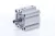 Single acting cylinder | spring pushes piston rod out | magnetic piston | female thread | B-series HAFNER BD