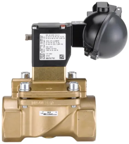 Water solenoid valve Burkert type 5282 - Servo-assisted 2/2-way diaphragm valve