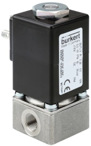 Solenoid valve Burkert type 0253 - 2/2-way solenoid valve, direct-acting
