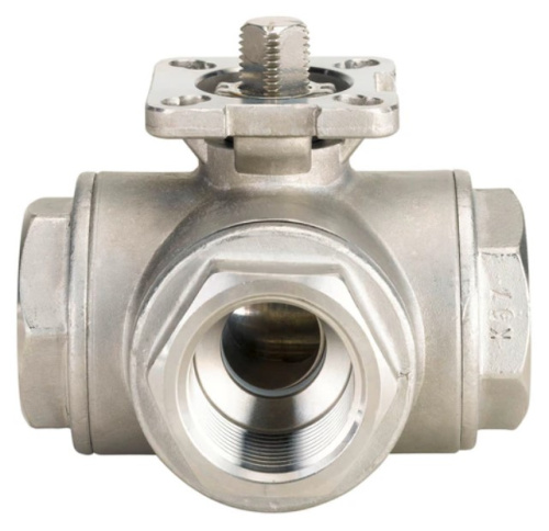3-Way Ball Valve with T-bore Burkert type TKU003 3-Way Ball Valve with T-bore Burkert type TKU003