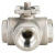 3-Way Ball Valve with T-bore Burkert type TKU003 3-Way Ball Valve with T-bore Burkert type TKU003