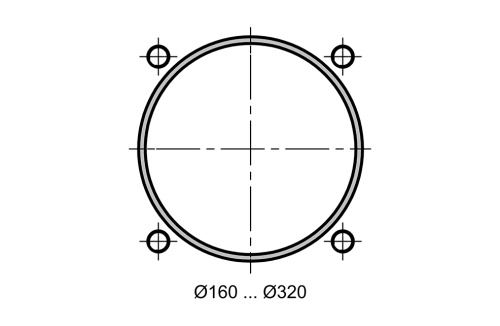 Double acting cylinder | adjustable cushioning | magnetic piston | M-series HAFNER DIM