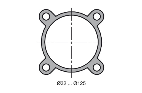 Double acting cylinder | adjustable cushioning | magnetic piston | enforced piston | D-series HAFNER DILA