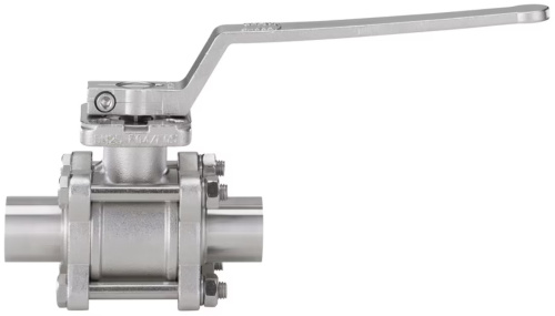 2/2-way ball valve 3-piece Burkert type 2654