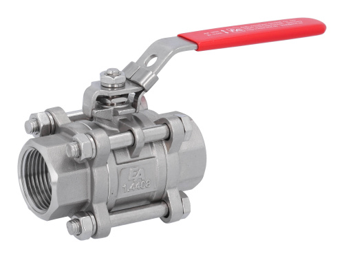 Stainless steel ball valve threaded with hand lever END-Armaturen PE Stainless steel ball valve threaded with hand lever END-Armaturen PE