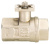 2/2 or 3/2-way brass ball valve, 2-part Burkert type 2660 2/2 or 3/2-way brass ball valve, 2-part Burkert type 2660