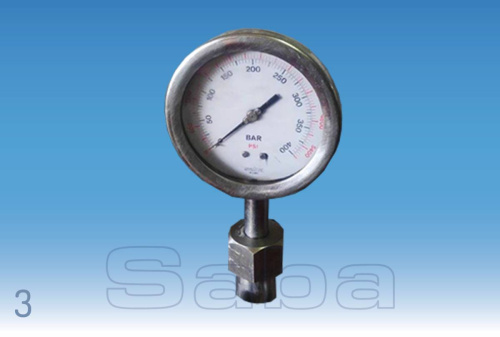 SANITARY PRESSURE GAUGE FOR HOMOGENIZER (MOD. SAS 24)