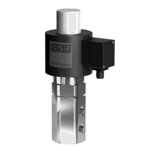 Solenoid valve for high pressure applications GSR 3/045