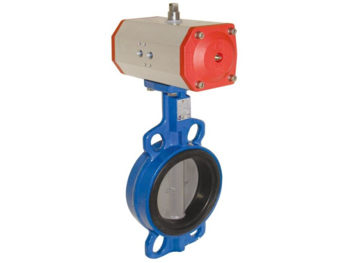 Butterfly valve with pneumatic actuator END-Armaturen WA-ED / WA-EE Butterfly valve with pneumatic actuator END-Armaturen WA-ED / WA-EE