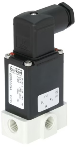 Solenoid valve Burkert type 0330 - Direct-acting 2/2 or 3/2-way pivoted armature valve