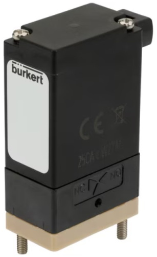 Solenoid valve Burkert type 0127 - Direct-acting 2/2 or 3/2 way Rocker-Solenoid Valve with separating diaphragm