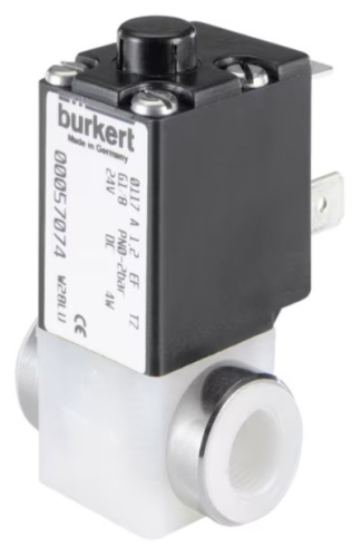 Solenoid valve Burkert type 0117 - 2/2 way Plunger-Solenoid Valve with separating diaphragm Solenoid valve Burkert type 0117 - 2/2 way Plunger-Solenoid Valve with separating diaphragm