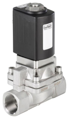 Solenoid valve type 5406 - Piston valve 2/2-way servo-assisted