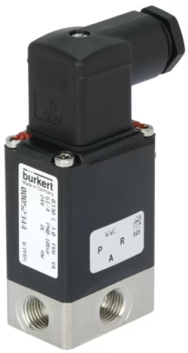 Solenoid valve Burkert type 0330 - Direct-acting 2/2 or 3/2-way pivoted armature valve