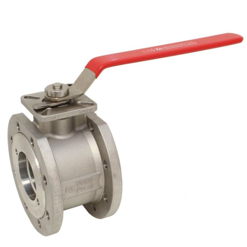 Stainless steel ball valve flanged with hand lever END-Armaturen ZK