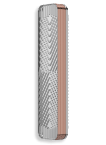 Asymmetric brazed plate exchangers Asymmetric brazed plate exchangers