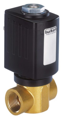 Steam solenoid valve Burkert type 6027 - Direct-acting 2/2-way plunger valve Steam solenoid valve Burkert type 6027 - Direct-acting 2/2-way plunger valve