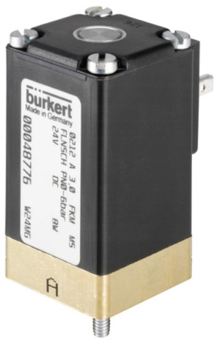 Solenoid valve Burkert type 0212 - Direct-acting 2/2-way plunger valve Solenoid valve Burkert type 0212 - Direct-acting 2/2-way plunger valve