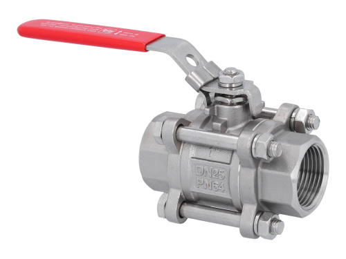 Stainless steel ball valve threaded with hand lever END-Armaturen PE Stainless steel ball valve threaded with hand lever END-Armaturen PE