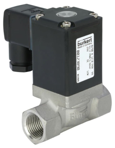 Water solenoid valve Burkert type 0290 - Servo-assisted 2/2-way diaphragm valve Water solenoid valve Burkert type 0290 - Servo-assisted 2/2-way diaphragm valve