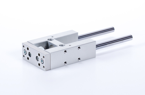 H-shaped liner guide | for cylinders ISO 6432 | with ball bearings | with longer coupling HAFNER RHGL