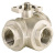 2/2 or 3/2-way brass ball valve, 2-part Burkert type 2660 2/2 or 3/2-way brass ball valve, 2-part Burkert type 2660
