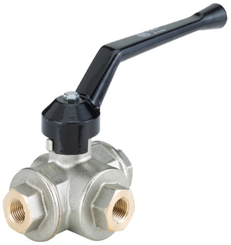3-Way Ball Valve with T-bore Burkert type TKU003 3-Way Ball Valve with T-bore Burkert type TKU003