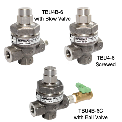 Temperature Control Steam Traps Miyawaki TBU4 / TBU4B/ TBU4B-C Temperature Control Steam Traps Miyawaki TBU4 / TBU4B/ TBU4B-C