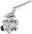 2/2-way ball valve 3-piece Burkert type 2654