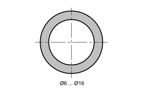 Single acting cylinder | Mini-series HAFNER CAF