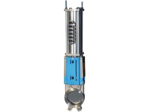 Knife-gate valve with single-action pneumatic actuator END-Armaturen WGExxx/PSNC Knife-gate valve with single-action pneumatic actuator END-Armaturen WGExxx/PSNC