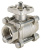 2/2-way ball valve 3-piece Burkert type 2654