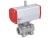 Stainless steel ball valve threaded with pneumatic actuator END-Armaturen ZA-ED / ZA-EE
